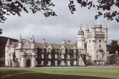 Balmoral, with expansive lawnBalmoral Castle - the Queen's Scottish retreat