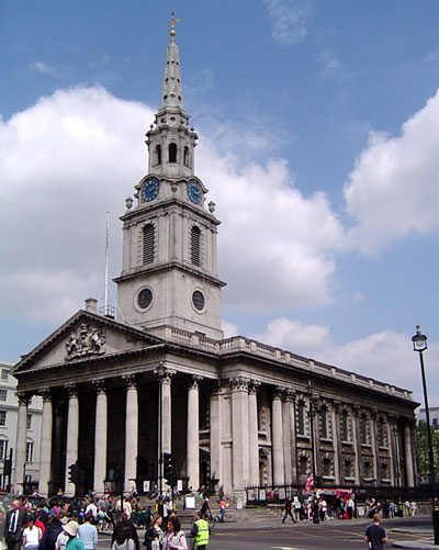 classic design, London church exterior