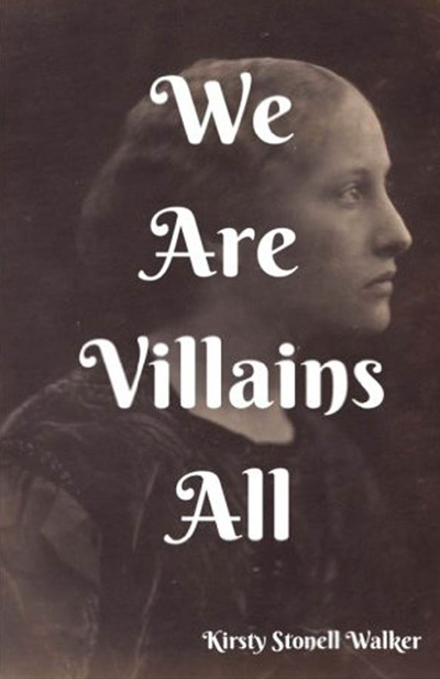 book cover - Victorian woman in profile, sepia tone