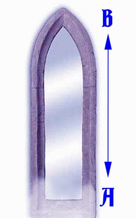 simple diagram of gothic arch