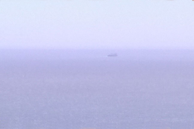 pale image of the sea