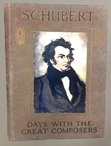 illustration of 19th-century gentleman with spectacles, the composer Schubert