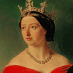 thumbnail image of Queen Victoria looking over shoulder slightly, head turned