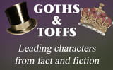 small logo with corronet and tophat linking to Goths and Toffs page