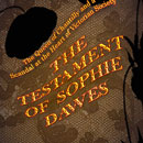 small close-up of book-cover title, gold text