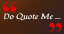 small logo with quotation marks saying 'do quote me'
