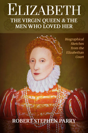 cover art shows portrait, head and shoulders, of Elizabeth I as queen