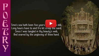 Reading of Shelley's poem to The Moon on video