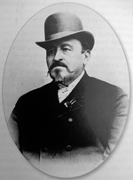 thumbnail image of 19th century German gentleman in bowler hat