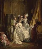 thumbnail image of painting of 18th-century French noble woman at toilette