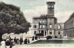 thumbnail image of old photo of building with Italianate tower