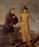 thumbnail image of painting of two 19th-century French figures in conversation